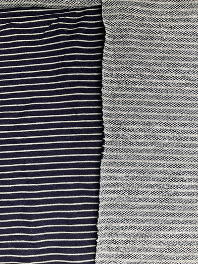 CTN INDIGO JACQUARD TERRY STRIPE