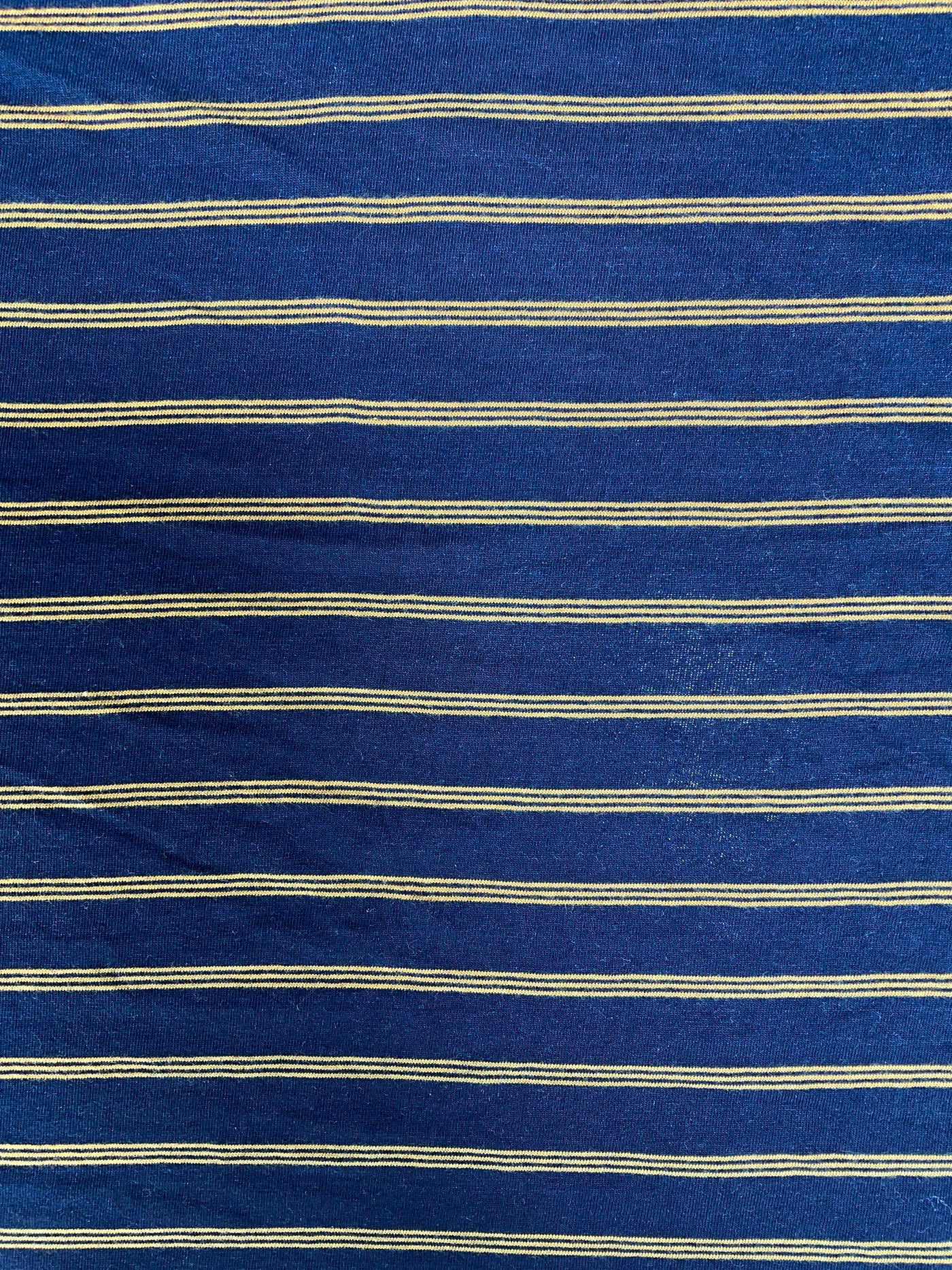 CTN INDIGO JACQUARD SINGLE JERSEY STRIPE