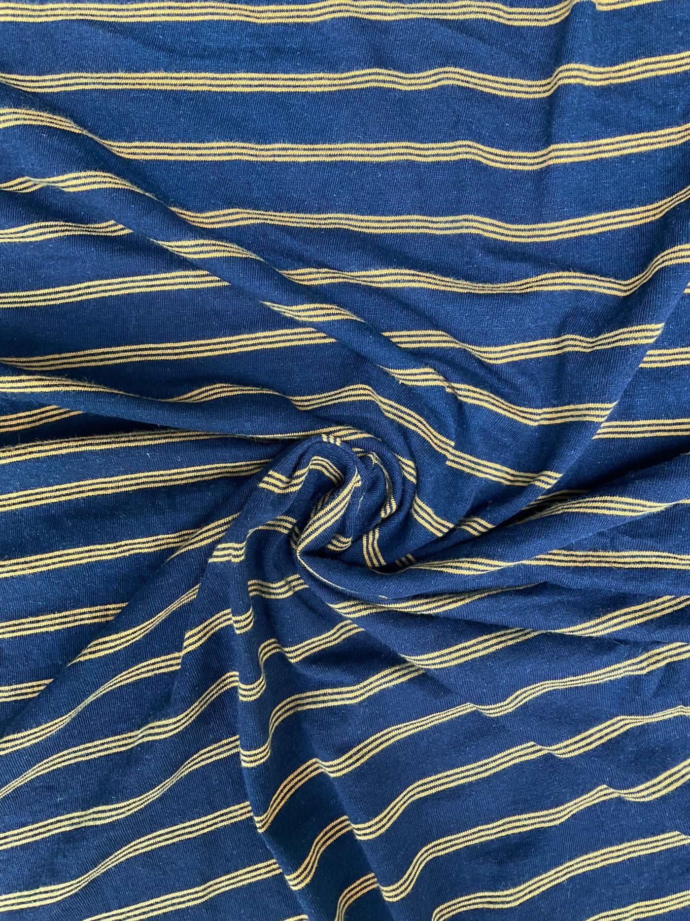 CTN INDIGO JACQUARD SINGLE JERSEY STRIPE