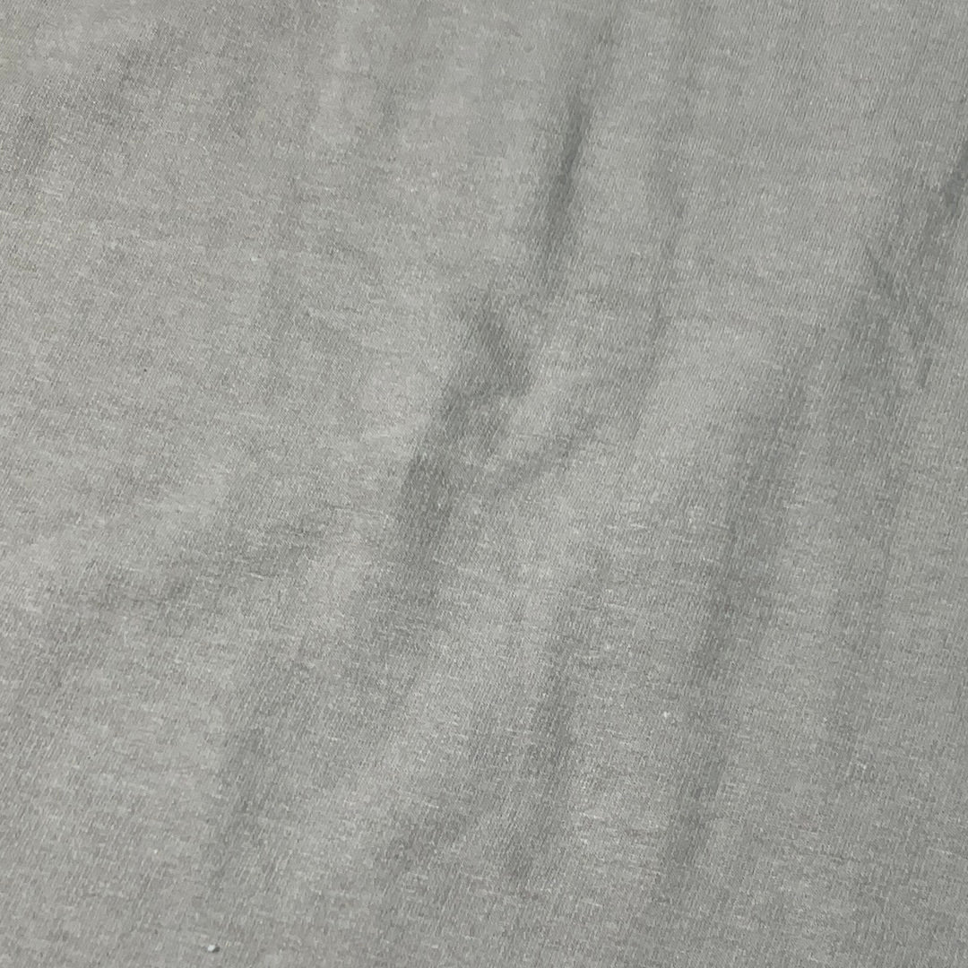 Grey cotton terry fabric 