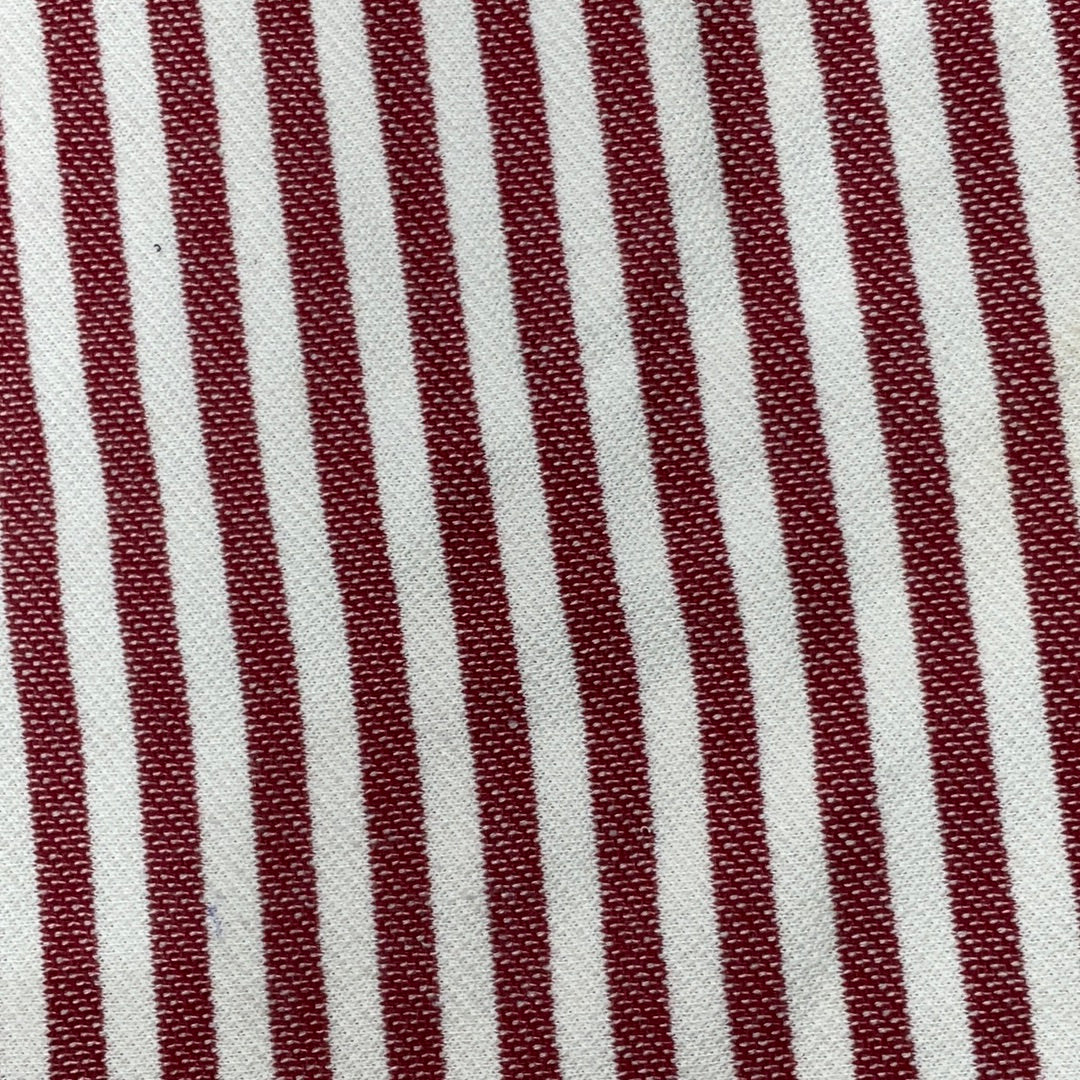 POLYESTER COTTON TERRY STRIPE