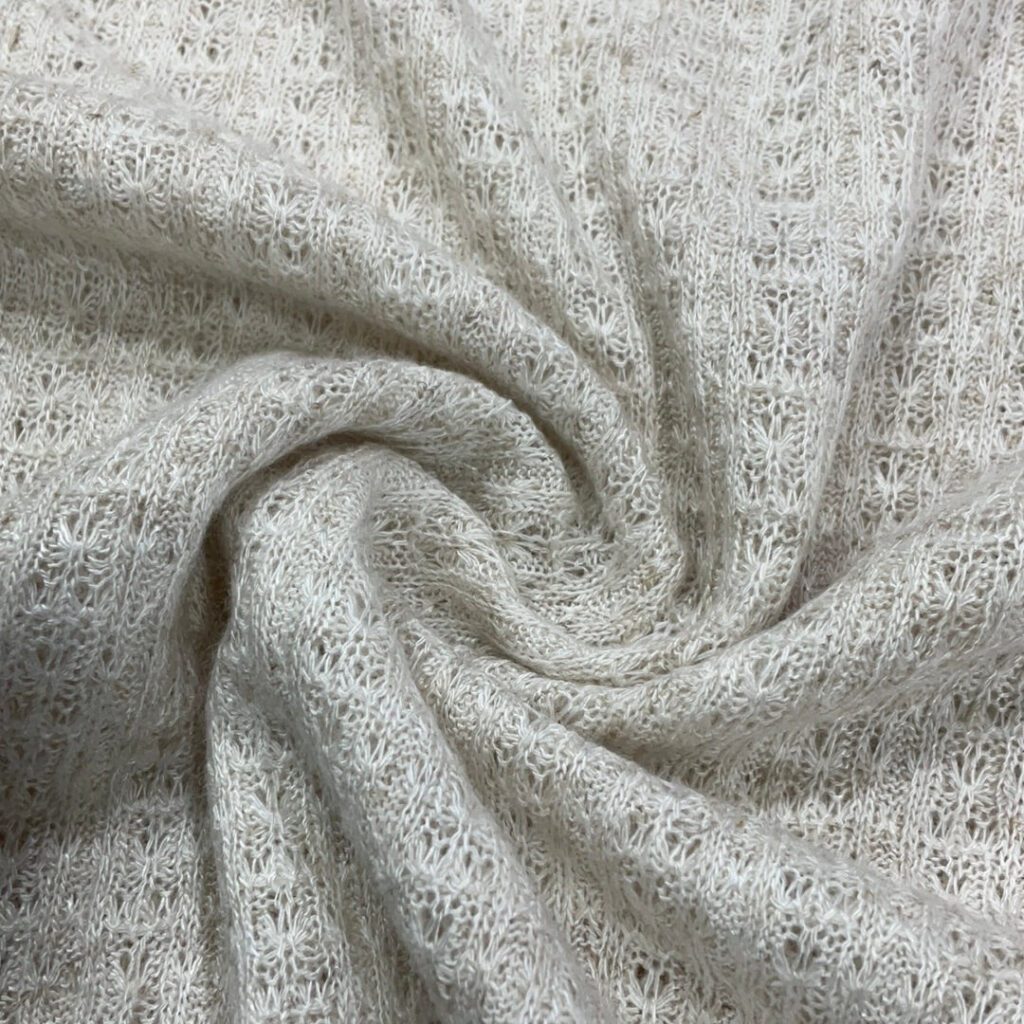 COTTON VISCOSE POINTEL WAFFLE