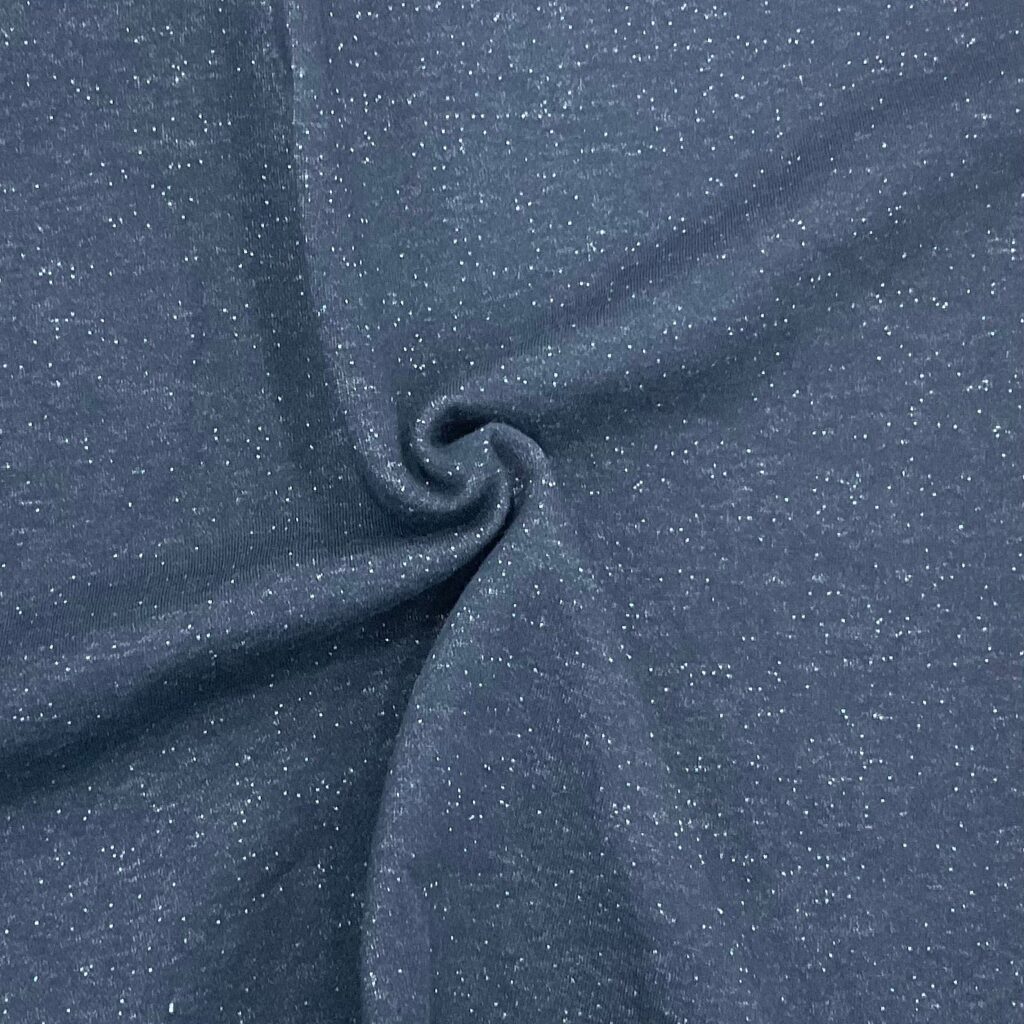 POLY COTTON LUREX FLEECE