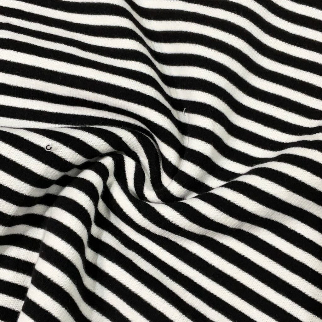 COTTON FLATBACK RIB STRIPE