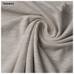 POLY COTTON SPANDEX MELANGE SINGLE JERSEY