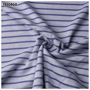 POLY COTTON SINGLE JERSEY STRIPE