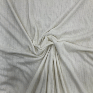 POLY COTTON POINTELLE JACQUARD