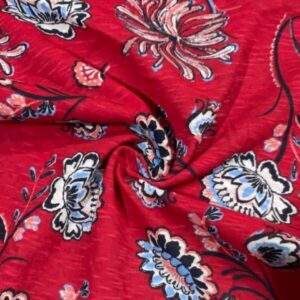 COTTON SLUB SINGLE JERSEY PRINTED