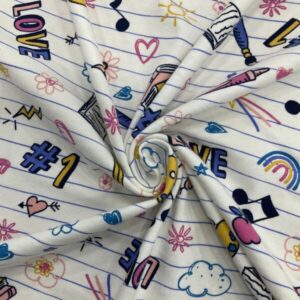 COTTON SPANDEX S/J PRINT