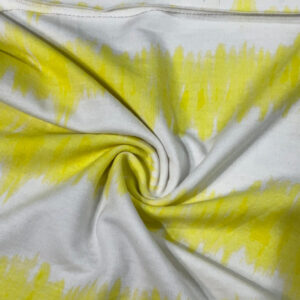 POLY COTTON SPANDEX TERRY PRINT