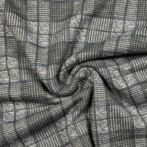 POLYESTER COTTON SPANDEX PONTE CHECKS